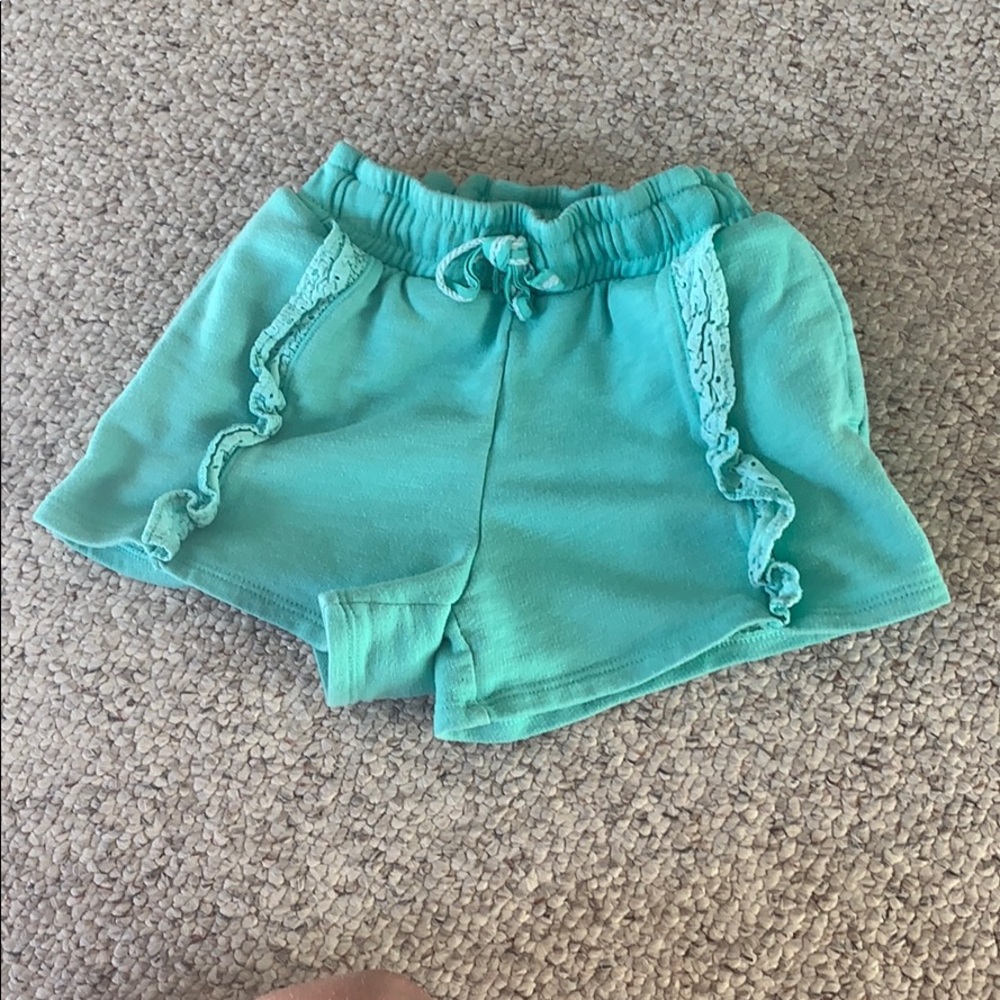 Teal shorts